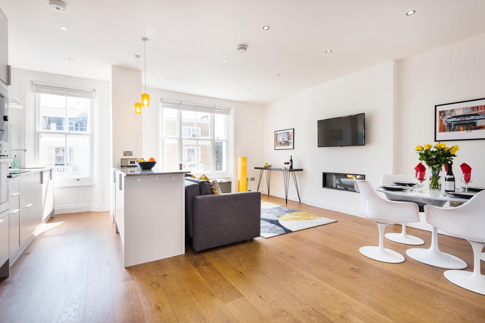 Апартаменты Bright And Modern Earls Court Gem Лондон Экстерьер фото